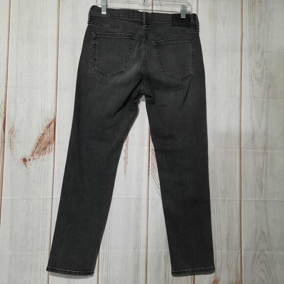 Abercrombie & Fitch Jeans Men's‎ 30/30  Gray Straight Leg Slim Stretch - Picture 2 of 6